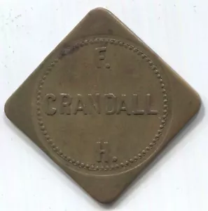 Nebraska, Virginia - 1934-44 F.H. Crandall 25c Medaille - Bild 1 von 2