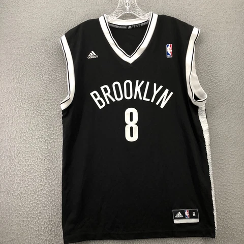 Brooklyn Nets Deron Williams #8 Basketball Jersey Adidas Mens Medium Black NBA Cover
