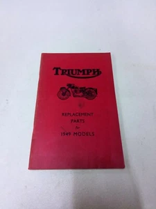 Triumph Speed Twin T100 3T De Luxe 1949 Models Replacement Parts Manual - Picture 1 of 6