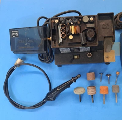 Wen 1900 Portable Hobby Center Double Insulated Bench Grinder Variable Speed Vtg - Image 1 of 4