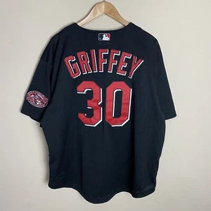 NWT MITCHELL & NESS KEN GRIFFEY 2000 CINCINNATI REDS MLB JERSEY 2XL $130 MSRP - Picture 1 of 8