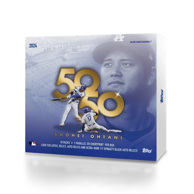 Topps - 2024 Topps 50/50: Shohei Ohtani – 10-Pack Box Foto 1 de 3