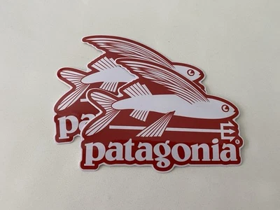 PATAGONIA STICKER Flying Fish Decal Park Fishing Camping Surf Northface Arcteryx
