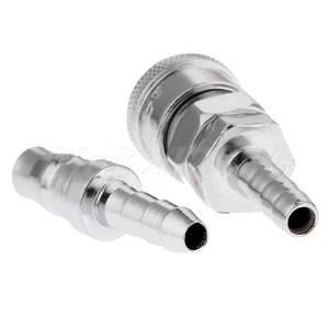 2pcs 8mm Dia Thread Air Host Quick Release Coupler Coupling Fitting Connectors - Picture 1 of 10