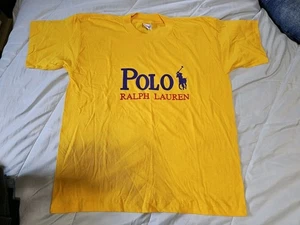 Vintage Polo Ralph Lauren Bootleg Faded T Shirt Large Lakers Kobe Single Stitch - Picture 1 of 6
