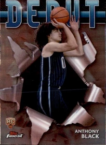 2024 Topps Finest DEBUT Anthony Black Orlando Magic #D-4 (RC) - Picture 1 of 2