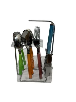 JUEGO DE CUBIERTOS CAMBRIDGE COLORIDO INCOMPLETO Foto 1 de 3