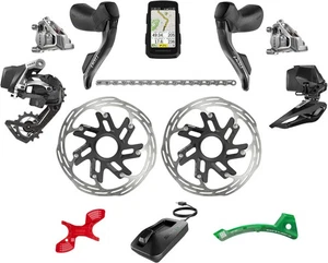 SRAM Red eTap AXS Road Groupset - 2x12-Speed, HRD Shift/Brake Levers, FM - Picture 1 of 10