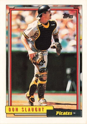Don Slaught #524 1992 Topps Pittsburgh Pirates Baseball - Image 1 of 2