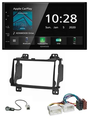 Kenwood Bluetooth MP3 DAB USB 2DIN Autoradio für Hyundai H1 (08-15) - Bild 1 von 4