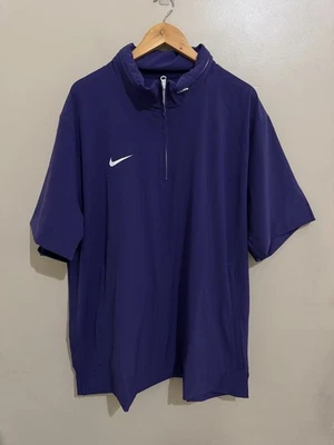 Nike Fútbol Entrenador Lateral 1/4 Cremallera SS Sudadera con Capucha Chaqueta Para Hombres 2XL Púrpura FJ9548-513 Foto 1 de 4