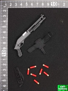 1:6 Scale Mini Times M042 US Army Special Forces - Shotgun w/ Shells & Holster - Picture 1 of 2