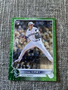 2022 Topps Update Green Foil US207 George Kirby Ser#335/499 RC Seattle Mariners - Bild 1 von 2
