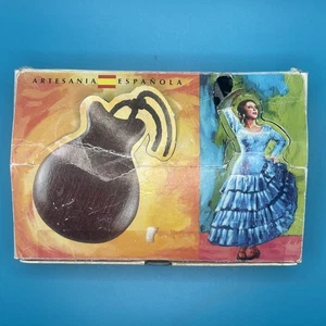 Vintage Jale Professional Castanets Spanish Wood Instruments - Picture 1 of 6