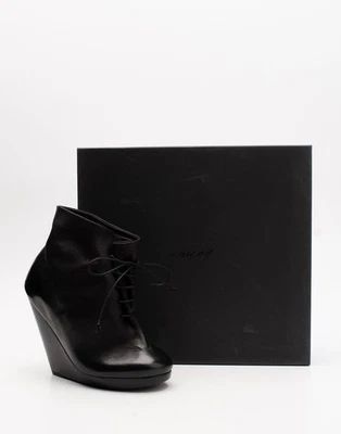 PVP €940 Botines de Cuero Marsell US6 UK3 EU36 Slouchy Hecho en Italia Foto 1 de 4