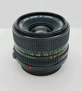 Canon Lens FD 28mm 1:2.8 FD-Mount Manual Focus Lens - Picture 1 of 6
