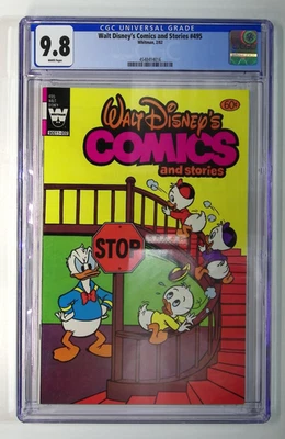 Walt Disney's Comics and Stories #495 CGC 9,8 blanco Foto 1 de 2