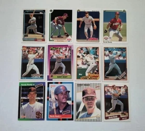 Phillies Padres Randy Ready Lot 1988 Topps 426 1990 Upper Deck 404 1988 Donruss - Picture 1 of 12
