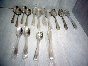 15 RSVP Wilmington Stainless Steel Serving Set Fork Slotted Butter knife Spoons - Picture 1 of 3