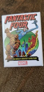 2019 SDCC COMIC CON EXCLUSIVE MARVEL FANTASTIC FOUR THING TORCH BUTTON BADGE  - Picture 1 of 1