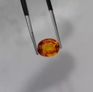 Piedra preciosa suelta de brillo superior de granate de corte natural de 2,5 quilates de Pakistán - Imagen 1 de 10
