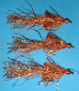 Fliegenfischen Fliegen - Classic BH COPPER WOOLLY BUGGER #8 (6 Stk.) - Bild 1 von 6