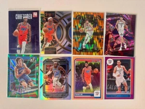 2023-24 Panini Basketball Oklahoma City Thunder Parallel Prizm Lot-8 Total Card - Picture 1 of 1