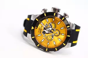 INVICTA Speedway Herren 52mm Edelstahl Stahl orange Zifferblatt VD54 Quarz - Bild 1 von 9