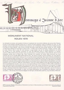 Philatelistisches Dokument 1. Tag: 18 1979 - Hommage an Jeanne d'Arc - Bild 1 von 1