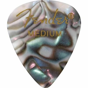12 MEDIATORS FENDER 351 shape - MEDIUM - ABALONE - 0980351857 pour guitare  - Picture 1 of 2