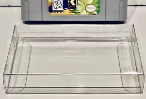 25PC N64 CARTRIDGE PROTECTORS Side Opening Clear Box Sleeves Case Nintendo 64 - Picture 1 of 9