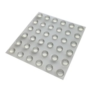 36 mini cuscinetti paraurti piatti autoadesivi, piedi in gomma per sottobicchieri, vetro, artigianato - Foto 1 di 11