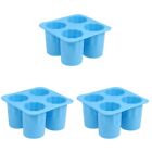 Creative Silicone 4 Cup Shapes Cake Ice Cake Chocolate Making