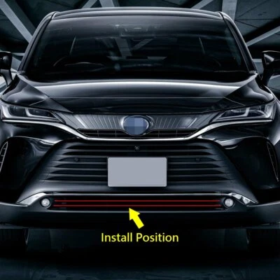 Fit For Toyota Venza 2021 2022 2023 Front Grill Grille Upper+Lower Trim - Image 1 of 4