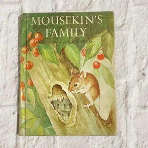 Mousekin's Family Edna Miller Vintage Hardcover Illustrated Nature Study 1970 HC - Imagen 1 de 9