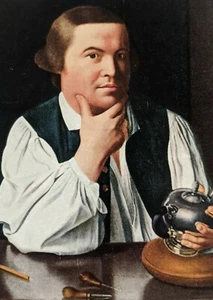 Paul Revere 1768 Portrait Painted John Singleton Copley Art POSTCARD - Picture 1 of 6