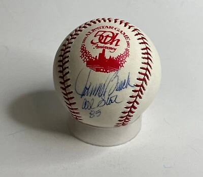 Johnny Bench Signed All Star Game 50th Anniversary Ball 'All Star 85' PSA - Image 1 of 2
