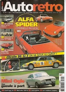 AUTO RETRO 312 ALFA ROMEO SPIDER R8 MAJOR MINI OGLE DE TOMASO PANTERA DeLorean - Foto 1 di 2