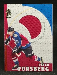 1998-99 In the Game be a player Peter Forsberg (carta maglia) P-22 - Foto 1 di 1