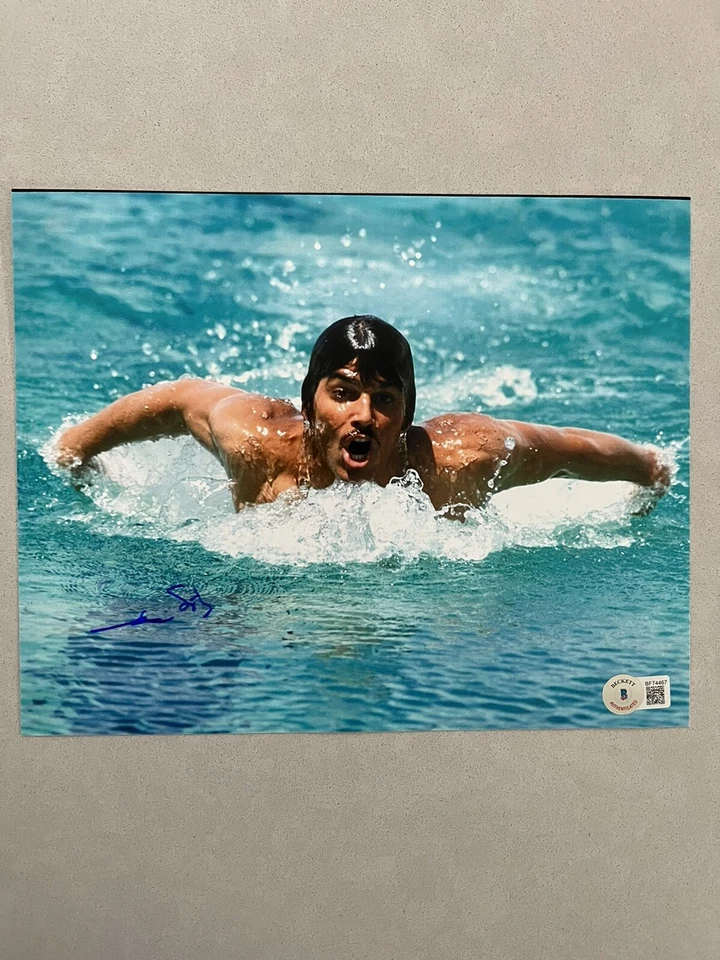 Foto firmada autografiada por Mark Spitz 8x10 Beckett certificado de autenticidad EE. UU. Juegos Olímpicos de Natación Foto 1 de 1