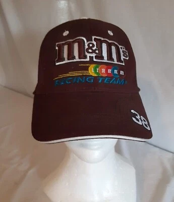  M&Ms Racing Team Elliot Sadler #38 NASCAR Brown Authentic Hat Cap - Изображение 1 из 4