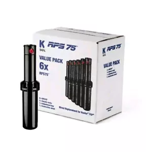 K-Rain 20mm RPS75 Pop Up Gear Drive Sprinkler With 3 Nozzel - 6 Pack - Picture 1 of 5