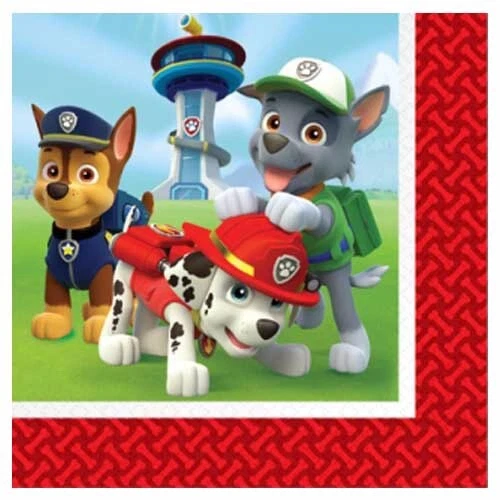 Servilletas de fiesta PAW Patrol - suministros de fiesta para niños Foto 1 de 1