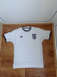 1999 2000 England National Retro Vintage Umbro Soccer Football Shirt Jersey UK M