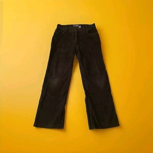 Old Navy Pants Mens 36x34 Brown Corduroy Loose Fit Straight Leg Preowned Read  - Picture 1 of 13