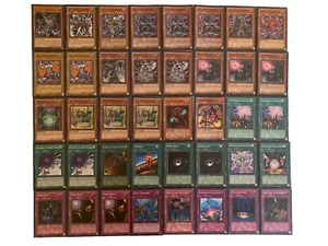 Yugioh Dark World Fabled Deck Komplett 40 - Karten mit BRANDNEUEN HÜLLEN - Bild 1 von 19