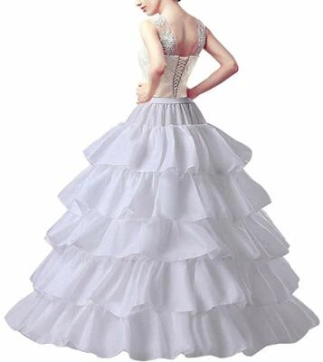 Женская кринолиновая нижняя юбка для свадебного свадебного платья, бальное платье майка США ne - Изображение 1 из 4