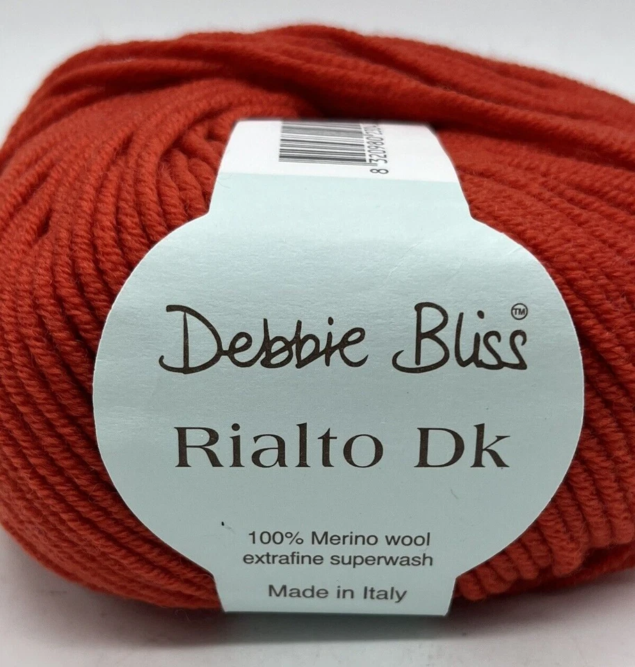 Debbie Bliss Rialto DK Merino Wool Yarn 23043 DL 295 Burnt Orange 50 g 115 yds - Image 1 of 1