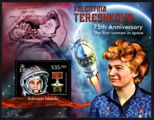 SOLOMON ISLANDS - 2012 '55TH ANNIVERSARY OF FIRST WOMAN IN SPACE' MS MNH [E0737] - Bild 1 von 1