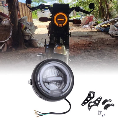 Faro LED alto/bajo DRL para motocicleta de 6,8" para Honda CB250 CB550 CB600 CB750F Foto 1 de 4